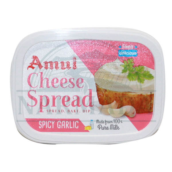 AMUL CHEESE SPREAD SPICY GARLI Narmada Groceries